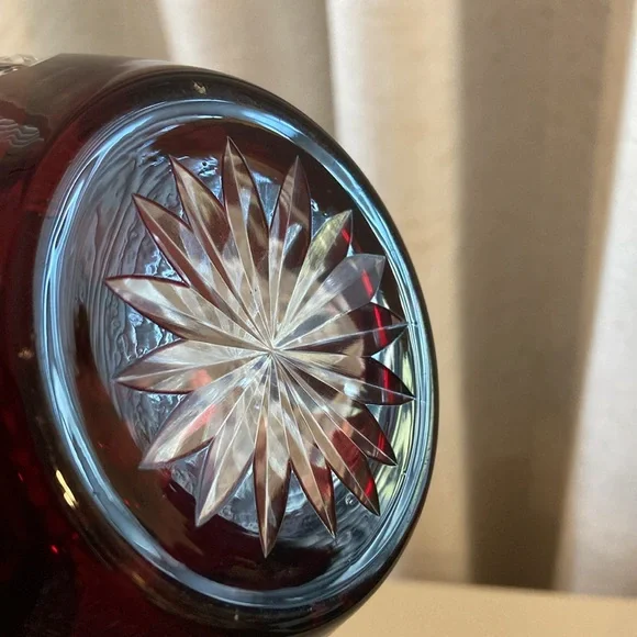 Vintage Bohemian Cut Crystal Decanter - Picture 5 of 9